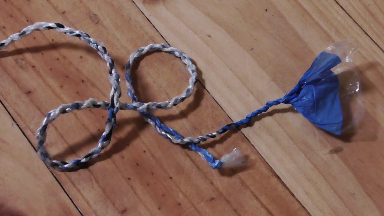 How to Make Rope Out Of Recycled Plastic Bags 