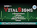 #vital  #signs  !! TEMPERATURE ! PULSE ! RESPIRATION ! BLOOD PRESSURE ! PAIN.