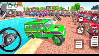 🚀Auto Car Game:💥Order by new Police Car🚨🤩and new Car Bike Franklin🤑Indian theft auto simulator🎮