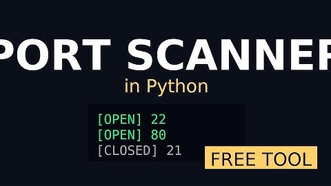 How to Build a Port Scanner in Python | Ethical Hacking & Networking