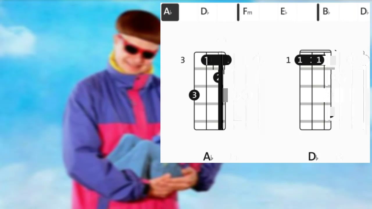 Oliver Tree me myself and I Ukulele chords YouTube
