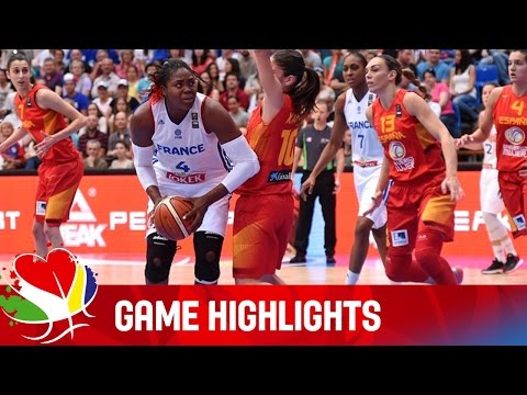 France v Spain - Game Highlights - Semi-Final - EuroBasket Women 2015