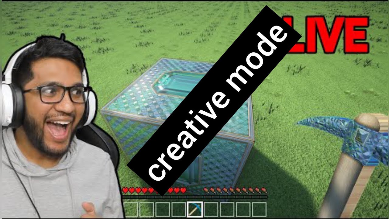 mistakely switch to creative mode #minecraft @KhatarnakIshan ...