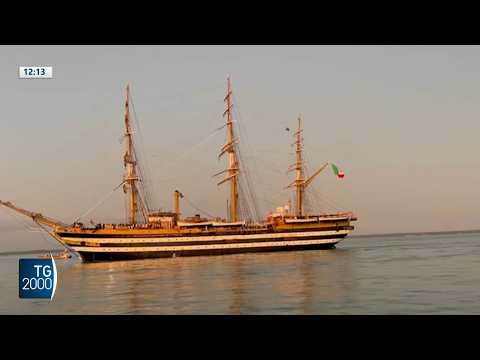 Video Parte il tour nord americano della nave scuola Amerigo Vespucci