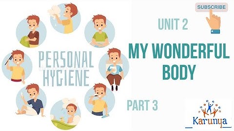 Std 1 EVS Unit 2 : My Wonderful Body -  Personal Hygiene PART 3