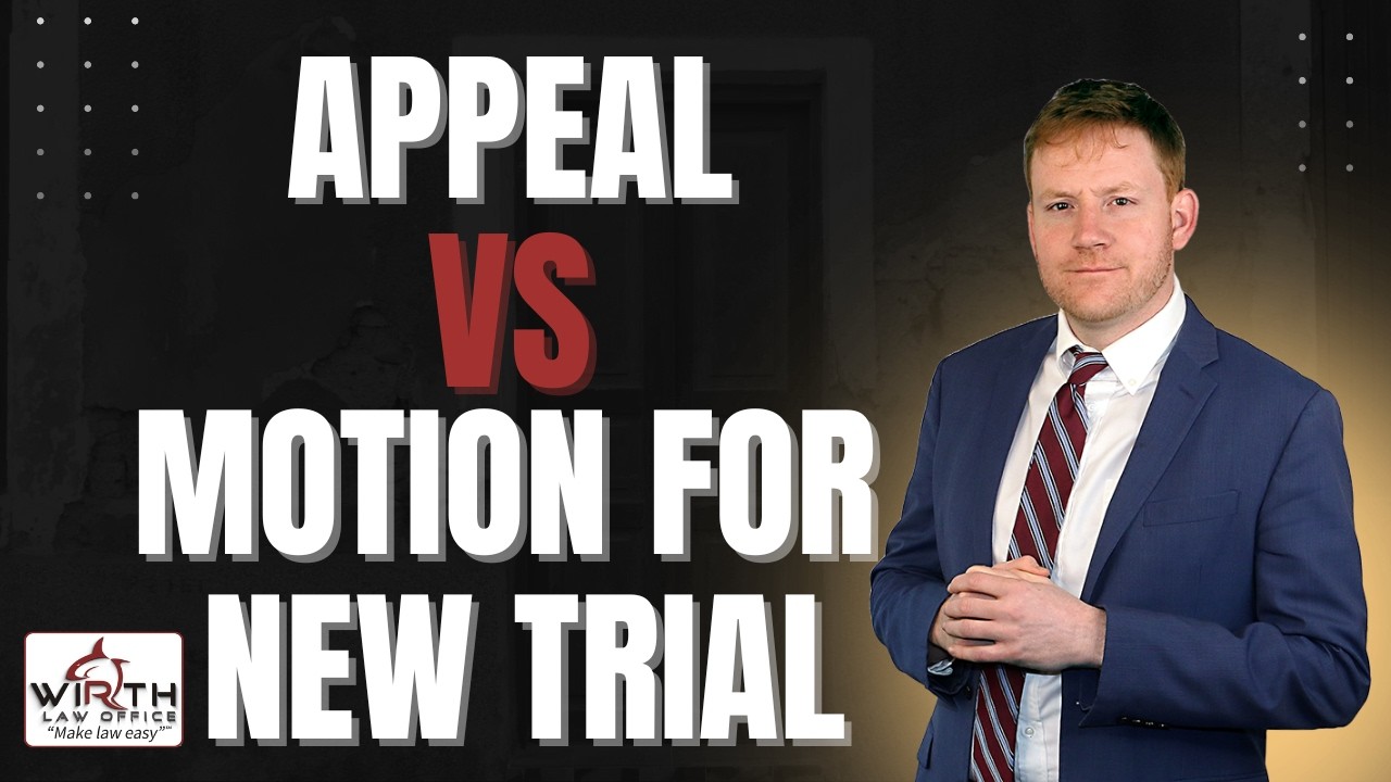 Difference Between an Appeal and a Motion for a New Trial in Oklahoma