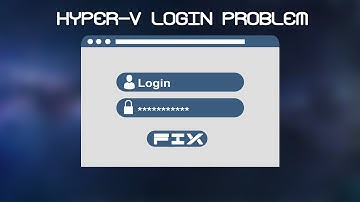 Hyper-V no login screen problem fix