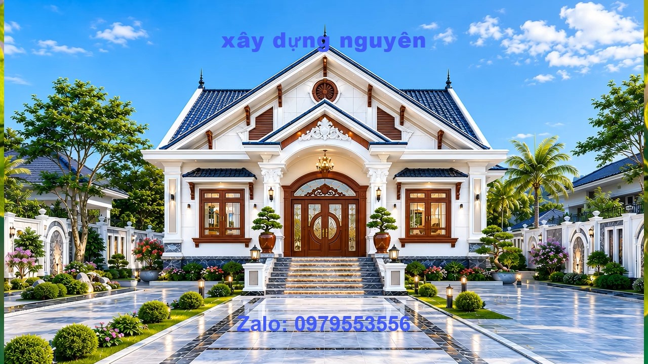 Mẫu Nhà Cấp 4 Mái Thái Diện Tích 9X17M Thiết Kế 4 Phòng Ngủ #nhacap4 #maithai