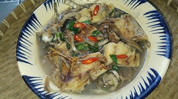 CANH CHUA KHÔ CÁ RÚN NẤU CƠM MẼ cách nấu đơn giản nhưng rất ngon