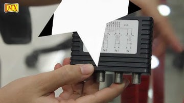 How to install Video Balun RF signal to Cat5 Cable Adapter Passive Twisted-Pair Transceiver