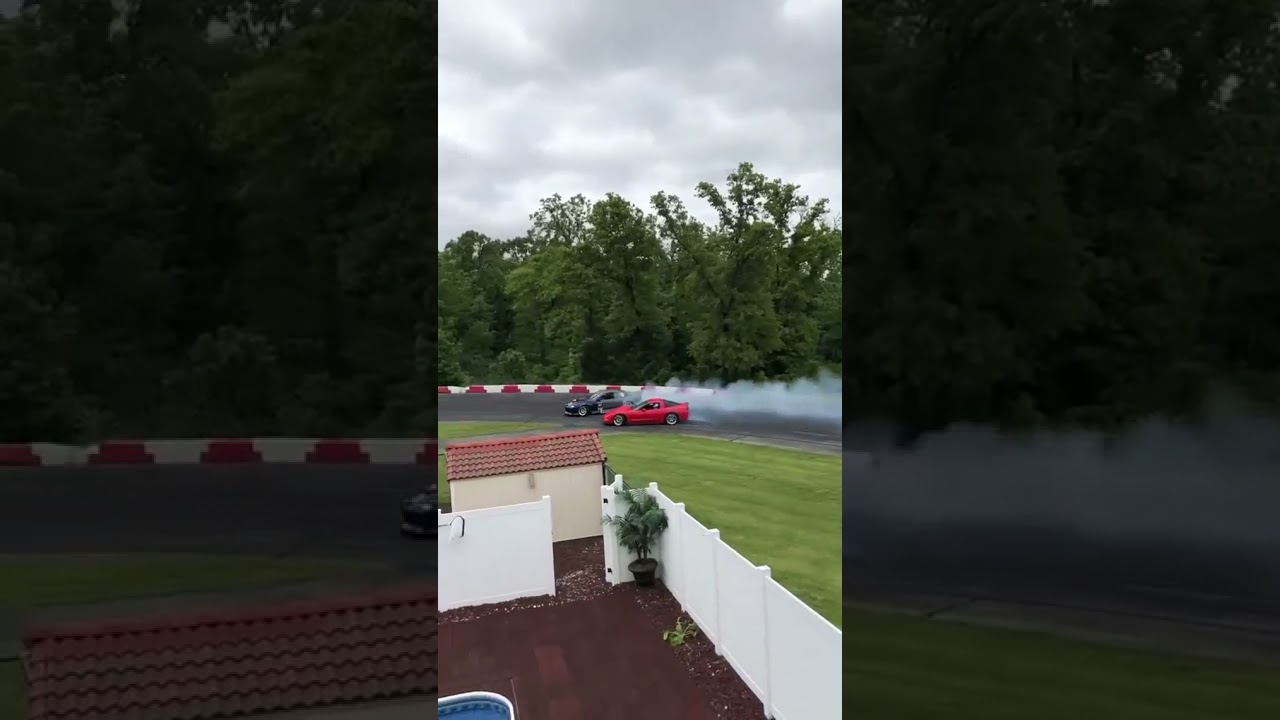 Backyard Drifting Cars! 