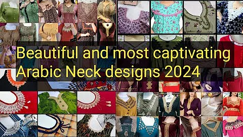 Beautiful and most captivating Arabic style  neck designs 2024 ||New and most trendy designs