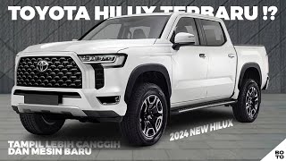 Begini Toyota Hilux 2024, TAMPIL Modern dengan Mesin Hybrid Terbaru !?