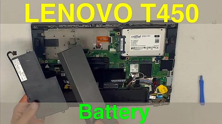 Lenovo T450 | Battery Replacement Repair