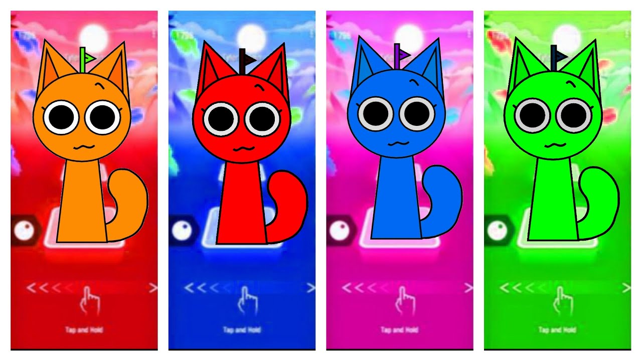 Sprunki orange 🆚 sprunki red 🆚 sprunki sky 🆚 sprunki green 💥who is best ...