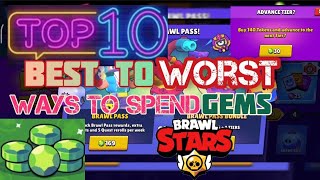 Top 10 Best and Worst ways to Use gems in Brawl Stars