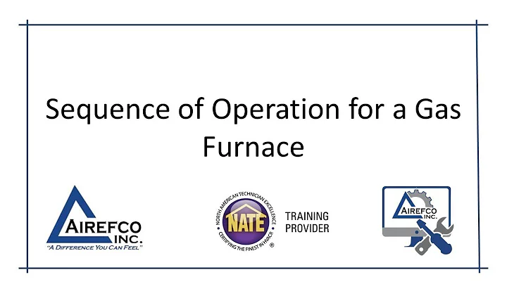 The Sequence of Operations for a Gas Furnace