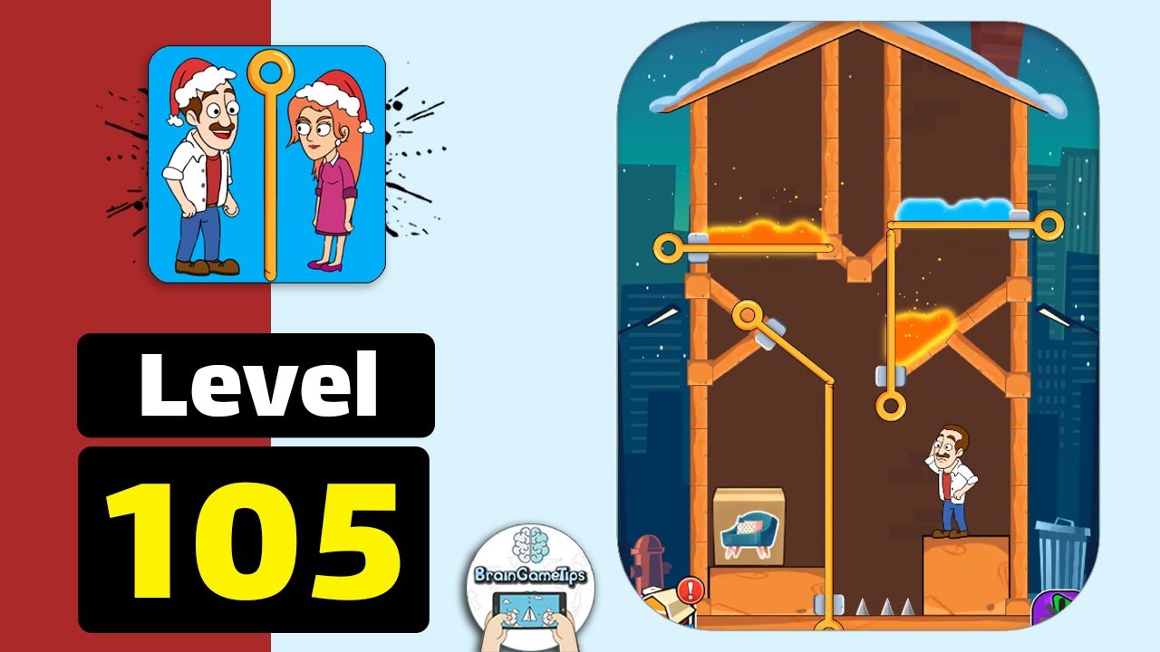 Home Pin: Pull The Pin Puzzle - Pull Him Out - Level 105 Walkthrough