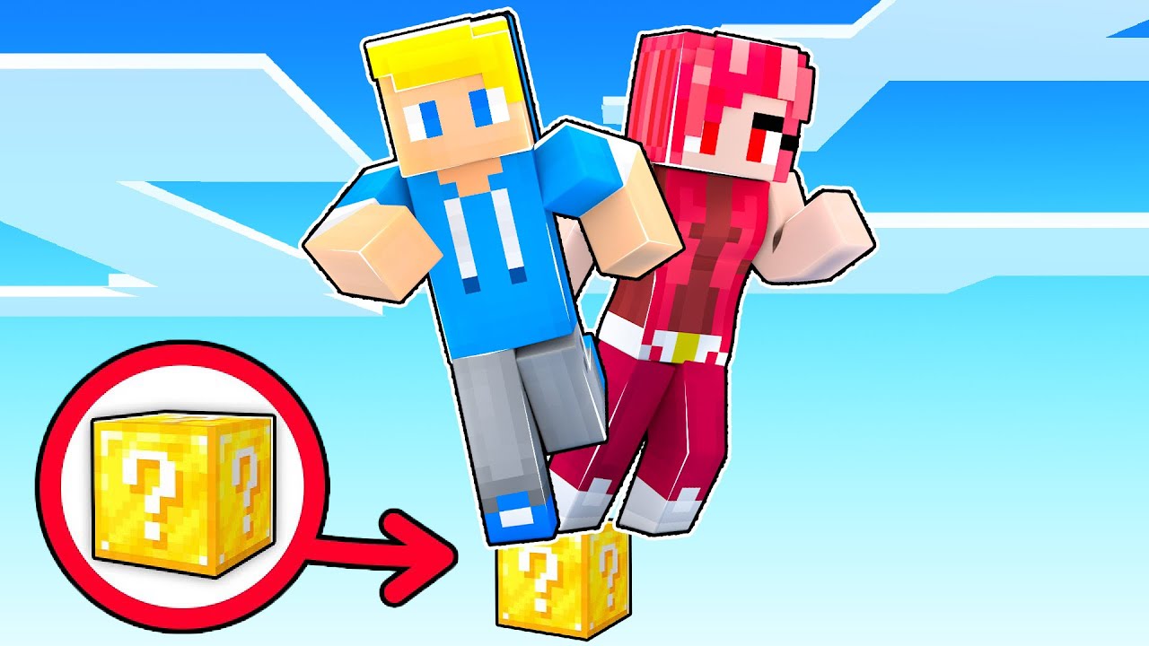 MINECRAFT MA siamo sopra un SOLO LUCKYBLOCK!