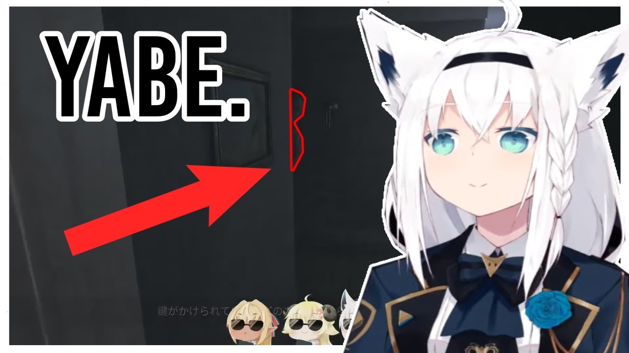 【Hololive】Fubuki Doesn't Realize When a Jumpscare is RIGHT IN FRONT of her Face.【Eng sub】