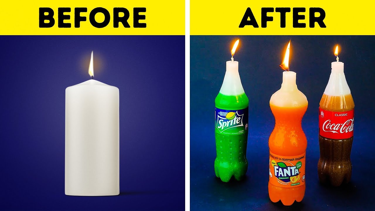 20 EASY HANDMADE CANDLE IDEAS YouTube