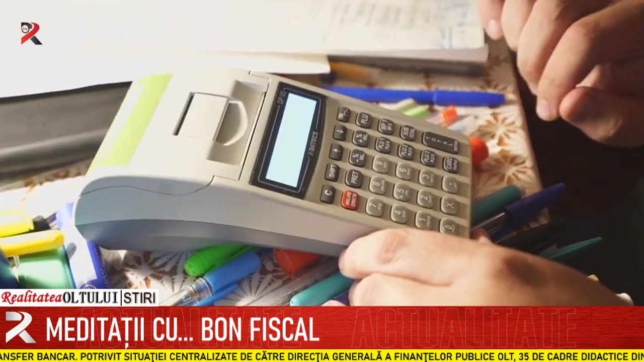 Meditații cu... bon fiscal