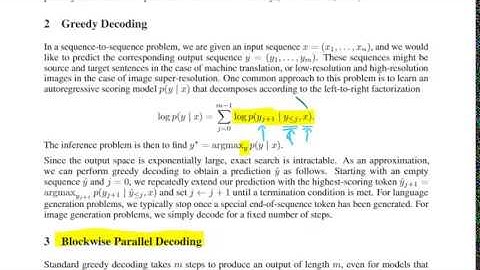 Blockwise Parallel Decoding for Deep Autoregressive Models