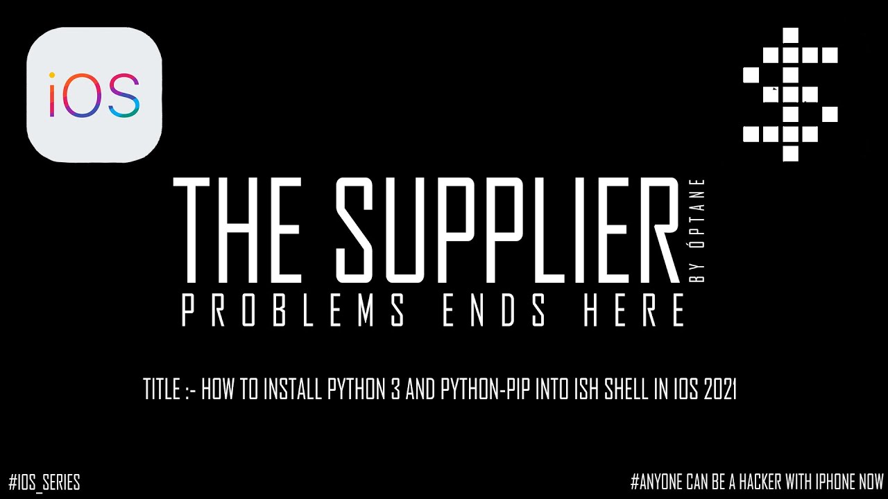 How to Install Python 3 and Python-pip into iSH Shell in IOS 2021 | The ...