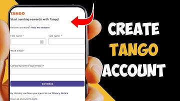 How to Create Tango Account