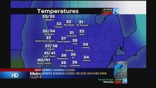 Wintry mix makes roads wet, slick