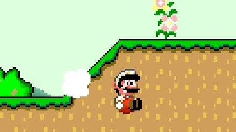 weird ground pound patch glitch in my smw hack (+ another showcase i guess)