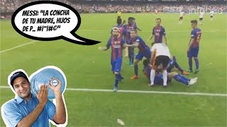 Botellazo a Messi, Neymar, Suárez visto desde la grada - Valencia vs Barcelona