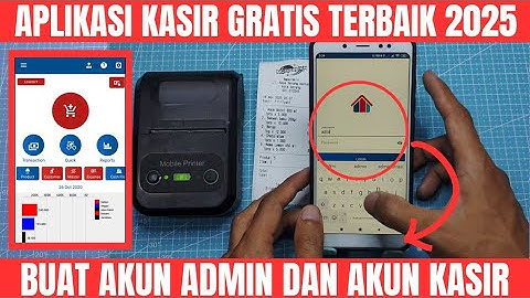 APLIKASI KASIR GRATIS CARA BUAT AKUN PENGGUNA KASIR