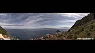 🔴 LIVE 4K | Porto Moniz – Madeira | Ocean Horizon &amp; Sky View | Real Time Weather