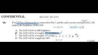 Test Real Time Embedded System Part 2: Q6-Q10