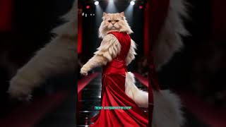 😂😂 very funny cat modeling show #cutecat#millionviews ##shortsvideo #funny