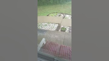 Jammed gutters meet heavy rain