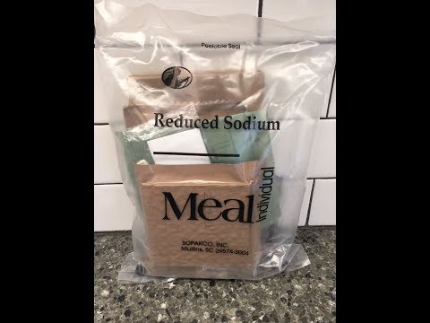 Reduced Sodium Sopakco Sure-Pak Civilian MRE Vegetable Lasagna Review