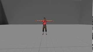 Jump animation using video (SFM)