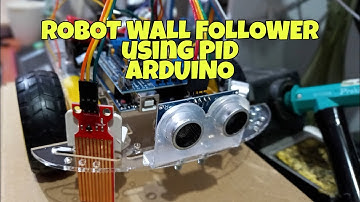 Robot Wall Follower using PID Arduino