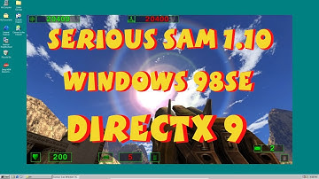 Serious Sam Classic 1.10 on Windows 98SE (VirtualBox SoftGPU DX9)
