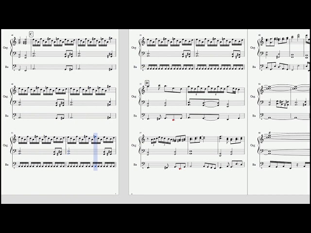 エレクトーン楽譜動画】FF6 - 決戦/FINAL FANTASY VI