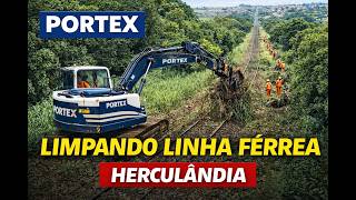 Portex Limpa A Linha Férrea Em Herculândia Imagens Aéreas Impressionantes