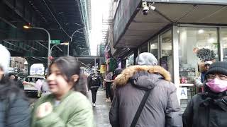 Roosevelt Avenue Jackson Heights Queens 🇺🇸 | Busy NYC Street Life Walking Tour