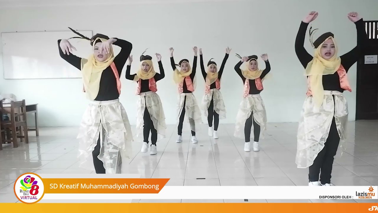 Nominasi 5 Besar Lomba Senam Kreasi| ROSE BEE 8 Virtual - SD Kreatif Muhammadiyah Gombong