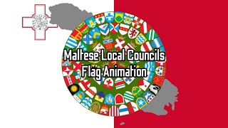 Maltese Local Councils Flag Animation