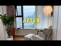 $971 Studio Apartment Makeover | Seoul Apartment Goes from Cluttered to Cozy