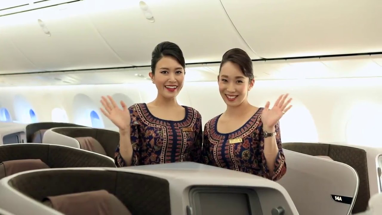 み*る様 シンガポール航空 ボーイング787-10 フラップダウン仕様 シンガポール航空のボーイング787-10がやってきた！ - YouTube