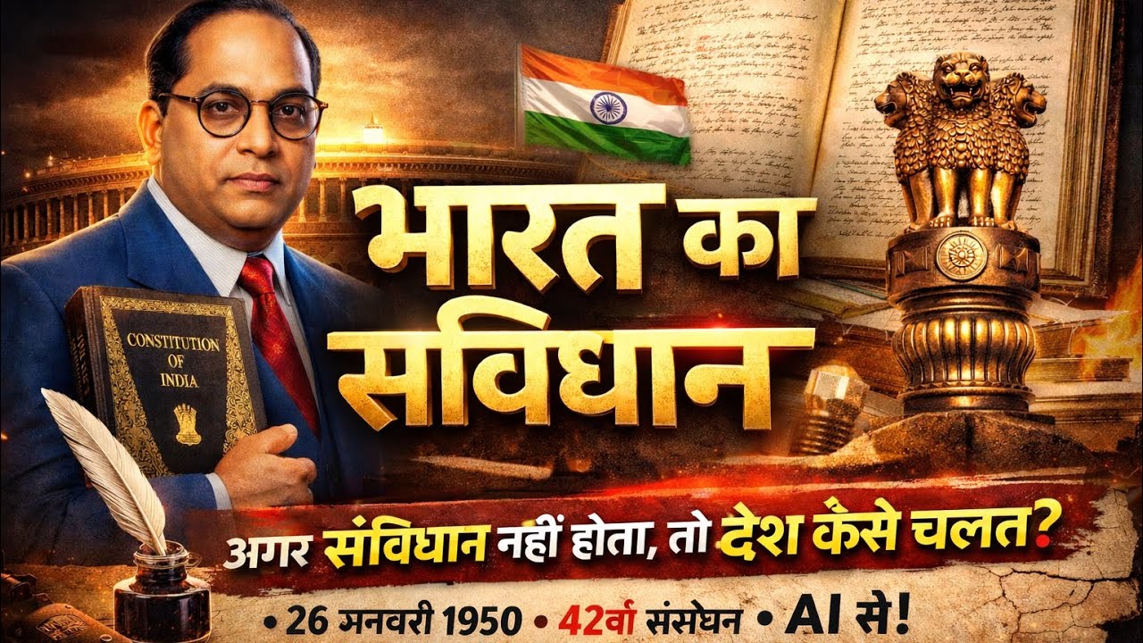 भारत का संविधान कैसे बना With AI📚 | UPSC SSC BPSC Special #education 