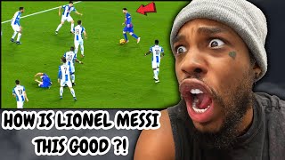 American Reacts To 20 Lionel Messi Dribbles That Shocked The World